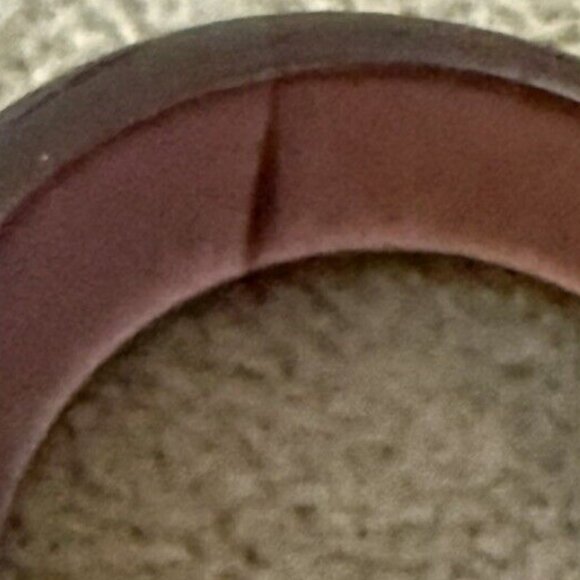 Authentic CHANEL resin ring VINTAGE US size 6 6.5 - Picture 11 of 17